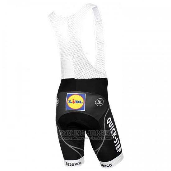 2016 Cycling Jersey Etixx Quick Step White and Black Short Sleeve and Bib Short